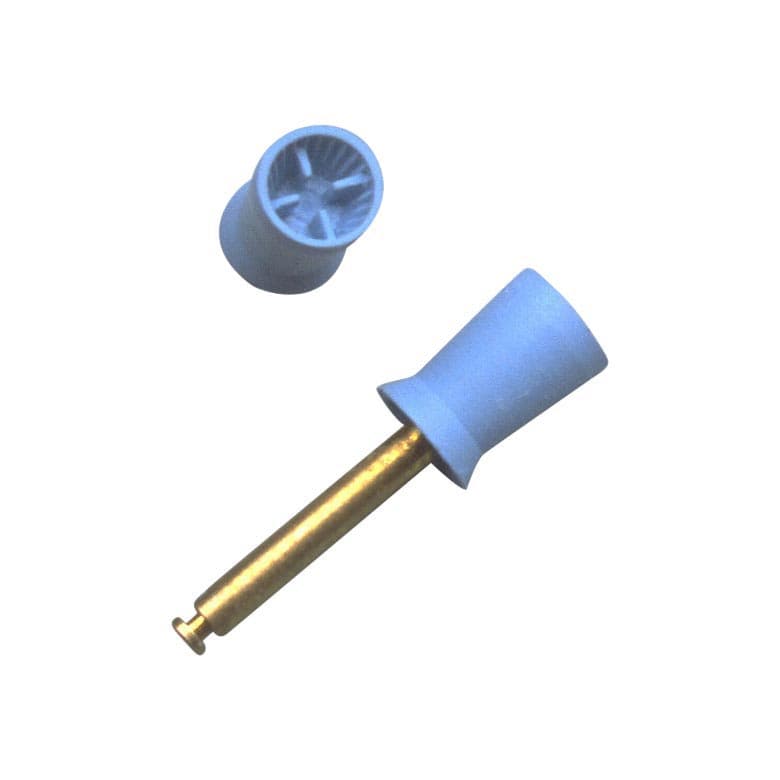 AllPro Nonlatex Prophy Cups, Latch Mandrel, Ribbed & Webbed, Soft Aqua, Unscented, 144/Pkg, 402-S-144 thumbnail 8