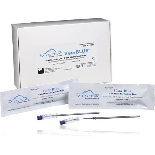 Vista-Blue Methylene Blue Fracture Detection Unit Dose Syringes, 0.1 mL, 30/Pkg, #317007 thumbnail 4
