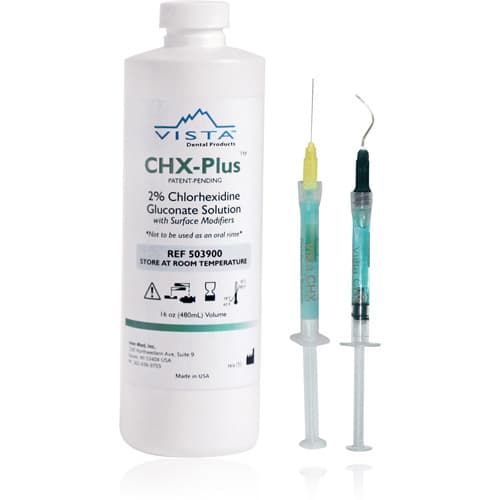 Vista Apex CHX Restorative Kit, 2% Chlorhexidine Gluconate, 1.2 cc Prefilled Syringes, 4/Pkg, 40 Sol-u-Flo Tips, #502450 thumbnail 2