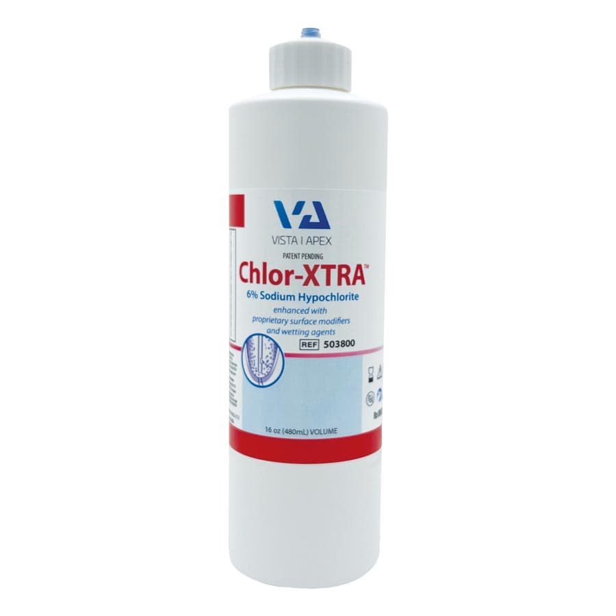 Chlor-XTRA Root Canal Prep Solution, 6% Sodium Hypochlorite, 16 oz Bottle with Luer Lock Cap, 503800 thumbnail 9