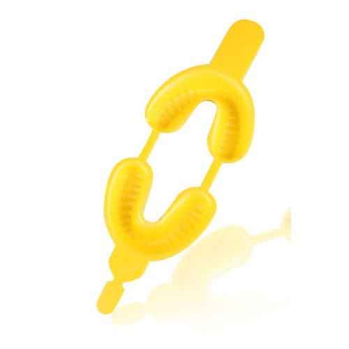 Vista Apex Dual Arch Fluoride Trays, Medium, Yellow, 50/Pkg, 205202 thumbnail 2