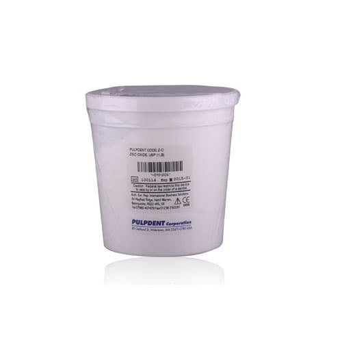 Pulpdent Zinc Oxide USP Powder, 1 lb (454 g) Jar thumbnail 5