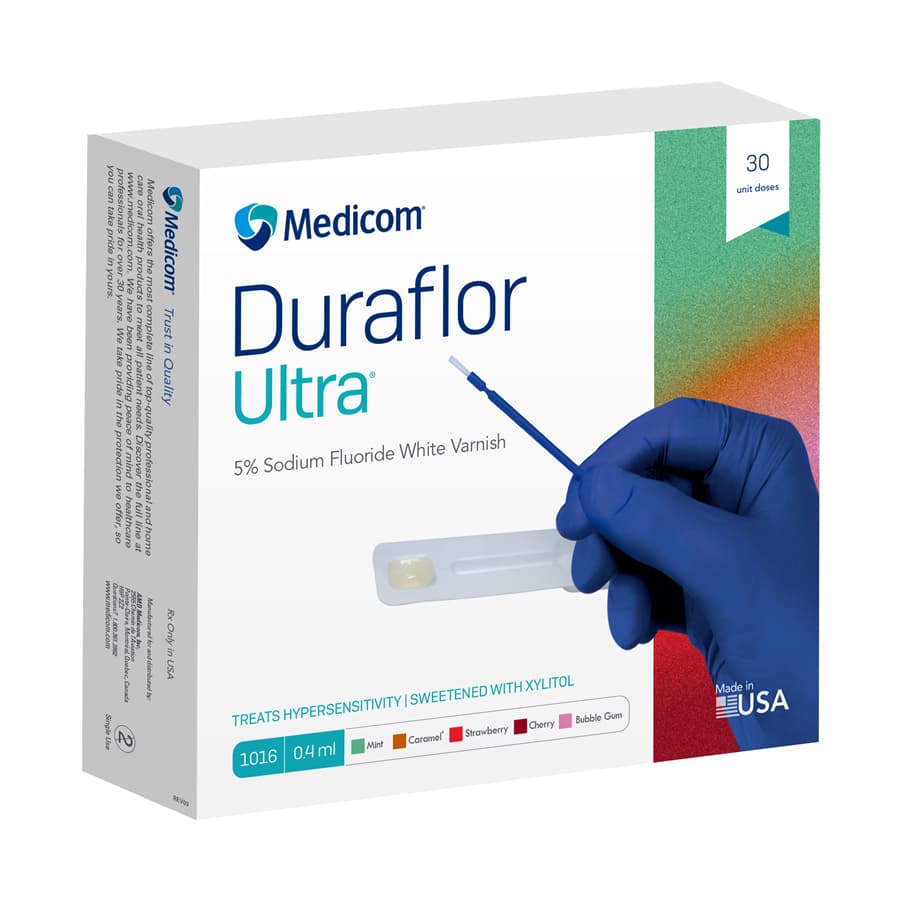 Duraflor Ultra 5% Sodium Fluoride White Varnish, 0.4 mL Unit Dose, Cherry, 30/Box, 1016-CH30 thumbnail 9