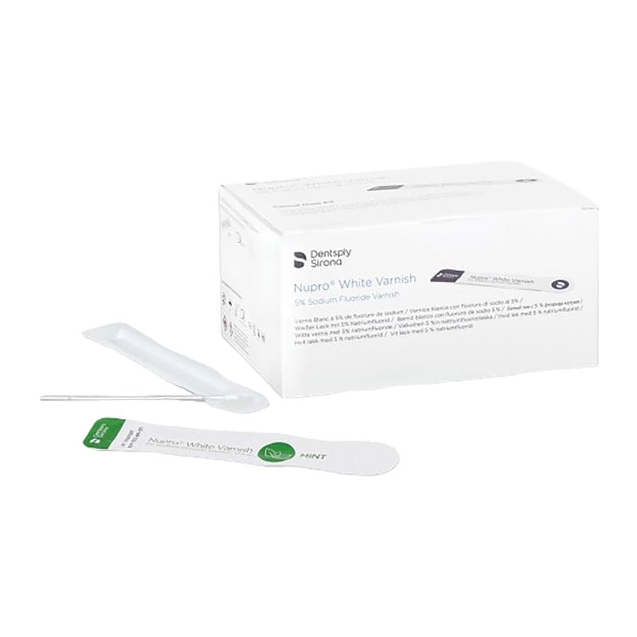 Nupro White Varnish, 5% Sodium Fluoride, Mint, 0.4 g, 50 Application Packs/Box, 130322 thumbnail 11