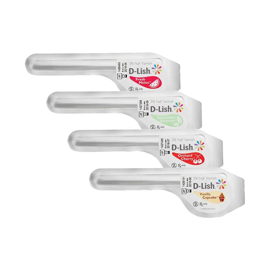 D-Lish 5% Sodium Fluoride Varnish, Fresh Melon, 0.4 mL Unit Dose, 200/Box, 212420 thumbnail 6