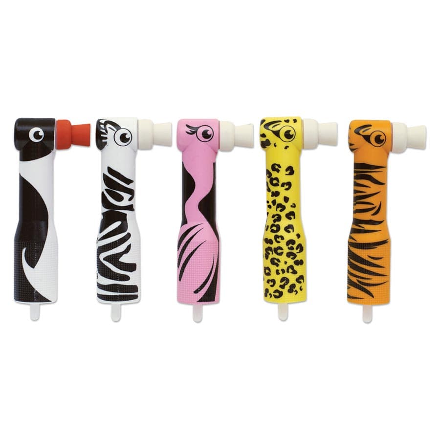 Zooby Disposable Prophy Angles, Latex-Free, Assorted Animal Designs, Soft Web Cup, 90°, 100/Box, 575010 thumbnail 11