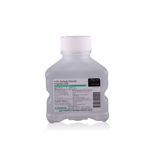 B. Braun 0.9% Sodium Chloride Irrigation USP, 500 mL PIC Pour Bottle, R5201-01 thumbnail 8