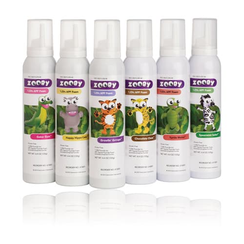 Zooby 1.23% APF Fluoride Foam, Gator Gum Flavor, 4.4 oz Can, 1/Pk, 615001 thumbnail 14
