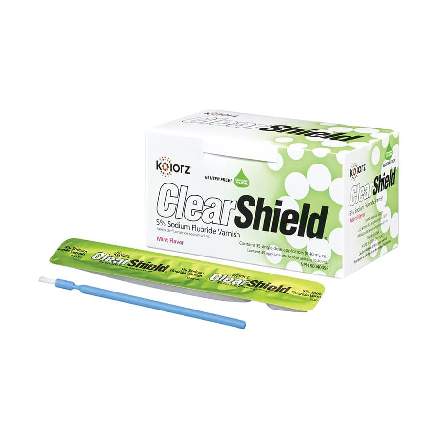 Kolorz ClearShield Fluoride Varnish, 5% NaF, Mint, 0.4 mL Unit Dose, 35/Pk, 799506 thumbnail 9