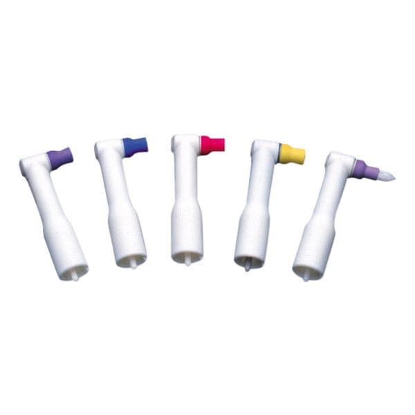 Allpro Disposable Prophy Angle, Soft Ribbed, Pedo, Hot Pink, Right Angle, Latex-Free, Individually Wrapped, 500/Box, 804-R-500 thumbnail 2