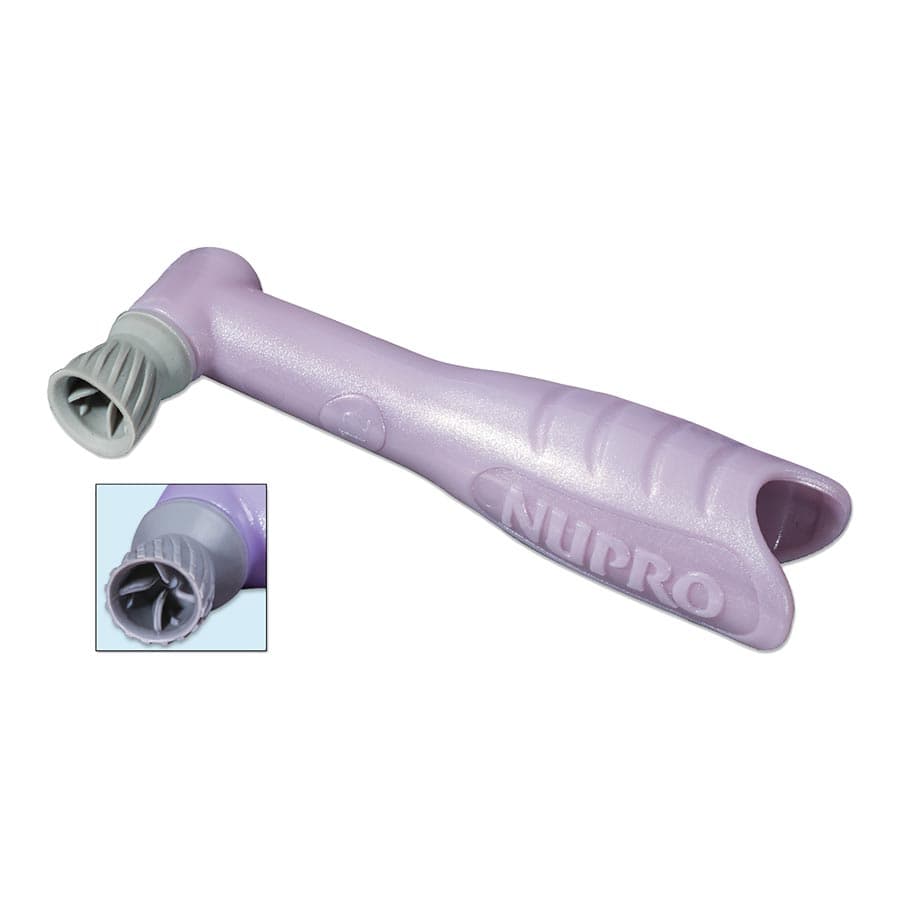 NUPRO Freedom Slim Disposable Prophy Angles, Contra Angle, Spiral Cup, Latex-Free, Lavender, 200/Box, 965774 thumbnail 7