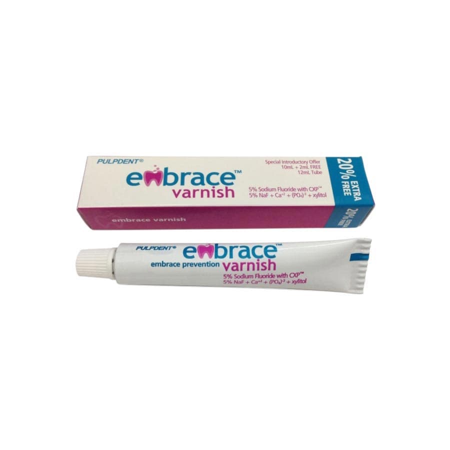 Embrace Varnish 5% Sodium Fluoride with CXP, 12 mL Tube, Bubblegum, 1/Pk, FVT thumbnail 6