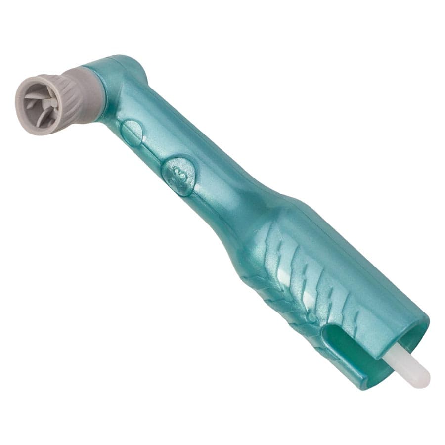 Pac-Dent Mighty Mini 90 Sterile Disposable Prophy Angles, 90°, Gray Soft Cup, Turquoise, 144/Box, S163-90-144 thumbnail 6