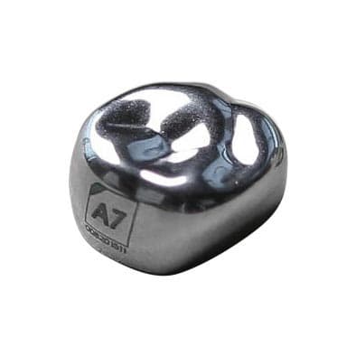 Acero 3S Stainless Steel Primary Molar Crown, Upper Right Second Molar, Size 5, 5/Pack, 3S A5 thumbnail 3