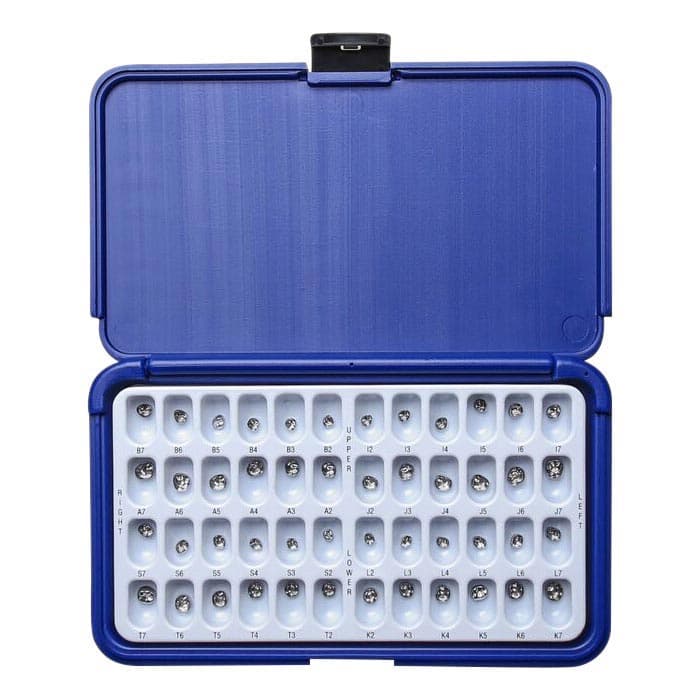 Acero 3S Molar Crown Kit, Stainless Steel Primary Molar Crowns, 240/Pack - Acero 3S Molar Crown Kit 240/Pack - Image 1