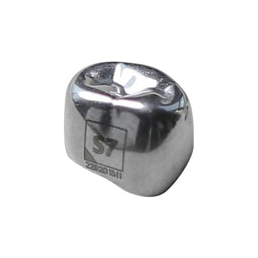 Acero 3S Stainless Steel Primary First Molar Crown, Lower Right, Size 2, 5/Pack (3S S2) thumbnail 3