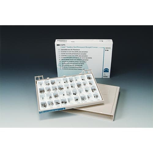 3M Unitek Stainless Steel Permanent Bicuspid Crown Assortment Set, 84/Pk, 902600 thumbnail 5