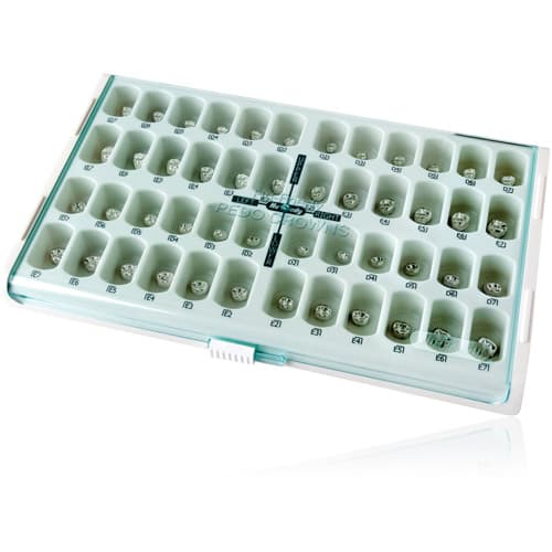 Hu-Friedy Stainless Steel Pedo Crowns Introductory Kit, Primary Molar, Assorted Sizes, 48/Pk, SSC-KIT thumbnail 9