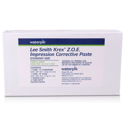 Krex® Zinc Oxide Eugenol Economy Impression Corrective Paste Kit, Type II Medium-Bodied, 9 oz Total, 015101-000 thumbnail 3