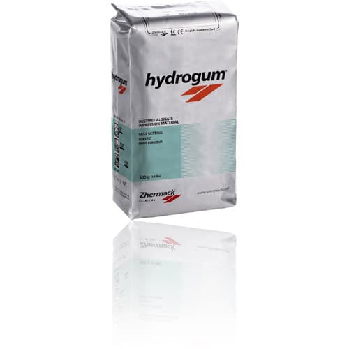 Zhermack Hydrogum Fast-Set Alginate Impression Material, Mint Flavor, Green, 500 g (1.1 lb) Bag, C302025 thumbnail 6