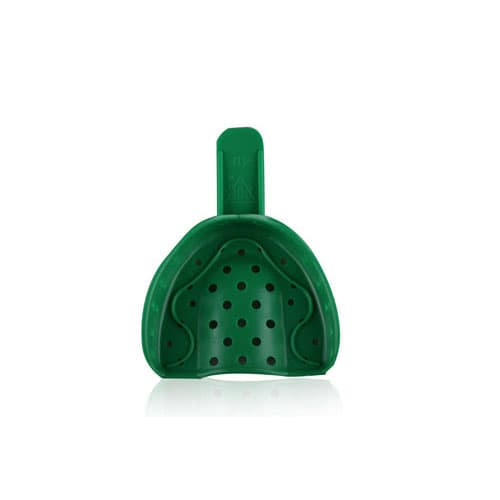 COE Spacer Disposable Perforated Impression Trays, #1D Large Upper, Full Arch, Green, 12/Pk, 250012 thumbnail 9