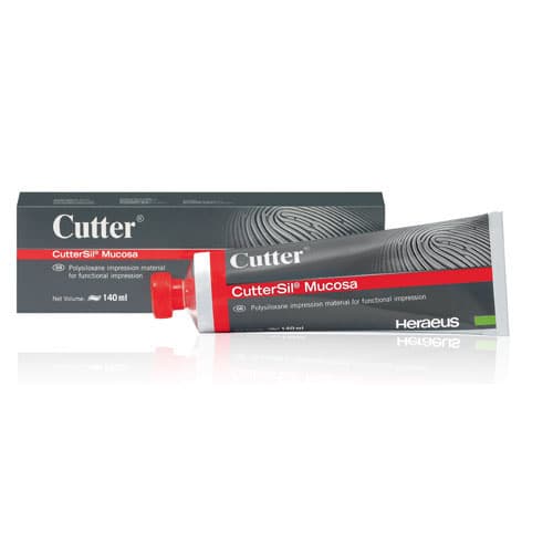 CutterSil Mucosa Silicone Impression Material, 140 mL Tube, Orange, 65767011 thumbnail 6