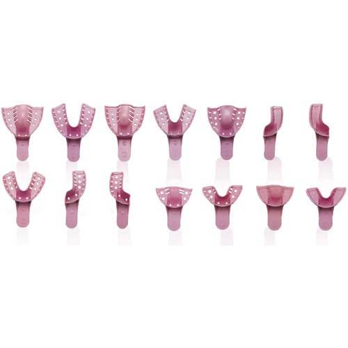 Sultan DenTray II Disposable Impression Trays, #6 Small Lower, Perforated, 12/Pk, AD33056 - SULTAN DEN TRAY II IMPRESSION TRAYS AD33056 - Image 1