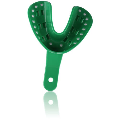 Excellent-Lock Disposable Ortho Impression Trays, Adult Lower, Medium, Green, 50/Pk, ITT-2L-50 thumbnail 5