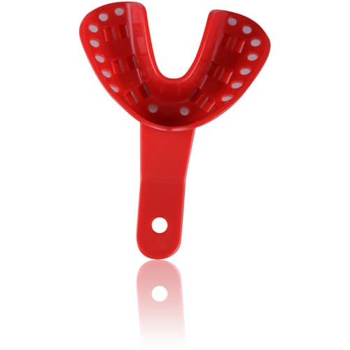 Excellent-Lock Disposable Ortho Impression Trays, Pedo Small Lower, Red, 50/Bag, ITT-5L-50 thumbnail 9