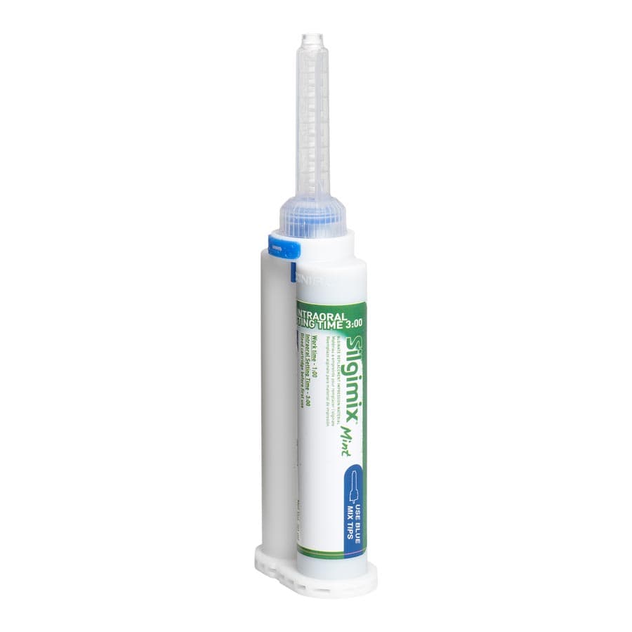 Silgimix Alginate Replacement Impression Material, VPS, Mint, 50 mL Cartridges, 8/Pk, 79020 thumbnail 4