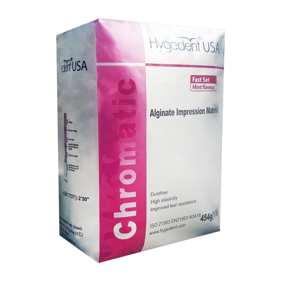 Hygedent Chromatic Alginate - Fast Set - Mint Flavor, 1 lb - Hygedent Chromatic Alginate - Fast Set - Mint Flavor - Image 1