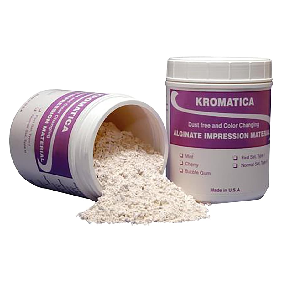 Kromatica Color-Changing Alginate Impression Material, Dust-Free, Fast Set, Cherry, 1 lb Can, 305-121 thumbnail 3