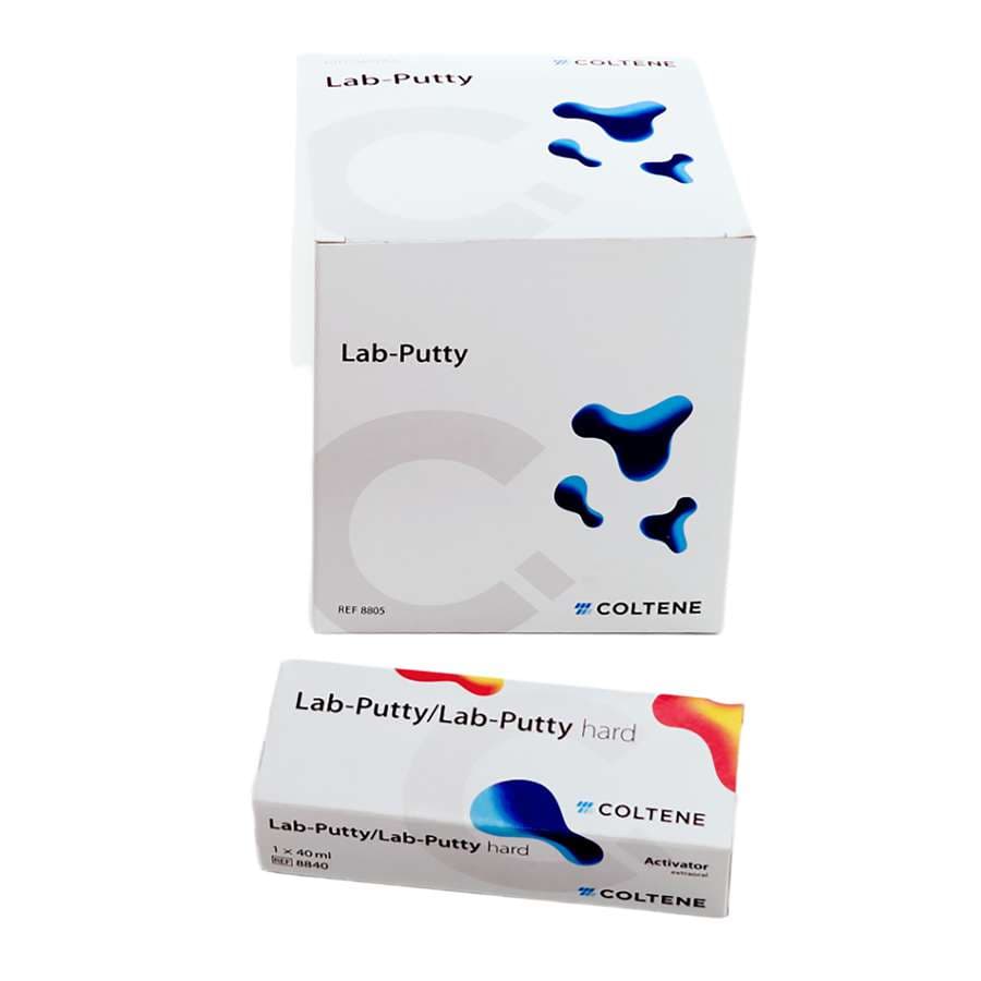 Coltene Lab Putty Standard Pack, Polysiloxane Laboratory Putty, 900 mL Base + 40 mL Activator, Pink, 8805 thumbnail 4