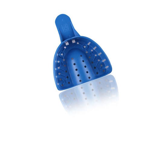 Tray Aways® Disposable Perforated Impression Trays, Large Upper, #1, Blue, 12/Pack, 0921884 thumbnail 4