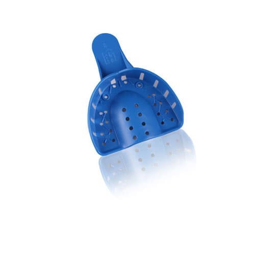 Tray-Aways® Disposable Perforated Impression Trays, Medium Upper, #3, Blue, 12/Pack, 0921885 thumbnail 4