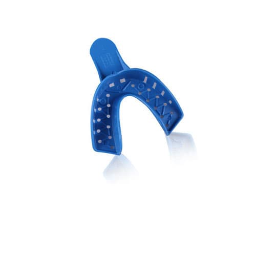 Tray Aways® Disposable Perforated Impression Trays, Large Lower (#2), Blue, 12/Pack, 0921887 thumbnail 4