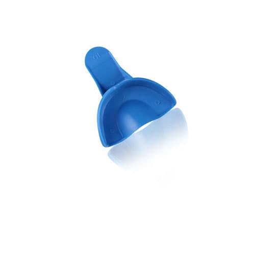 Tray-Aways® Disposable Solid Impression Trays, Upper Anterior #10, Blue, 12/Pack, 0921893 thumbnail 4