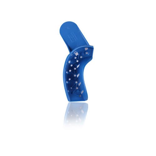Tray-Aways® Disposable Perforated Impression Trays, #8S, Upper Left/Lower Right Quadrant, Blue, Small, 12/Pack, 0921895 thumbnail 4