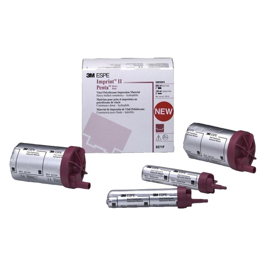 3M Imprint II Penta Heavy Body VPS Impression Material Refill, Mauve, 720 mL, 9371P thumbnail 6