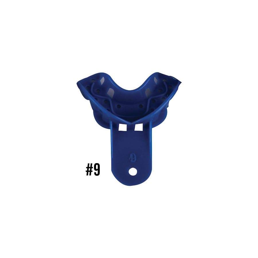 Plasdent Excellent Disposable Impression Trays, #9 Anterior, Perforated, Royal Blue, 12/Pk, IT-ANT thumbnail 6