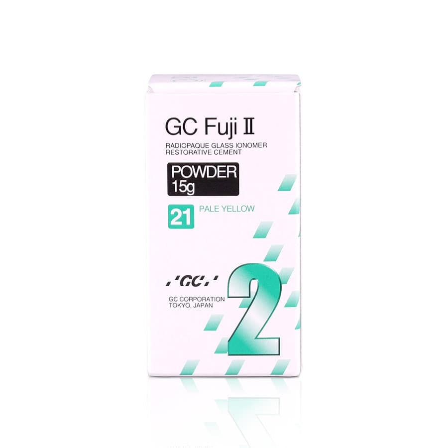 GC Fuji II Glass Ionomer Restorative Powder Refill, Shade #21 Pale Yellow, 15 g, 000095 thumbnail 15