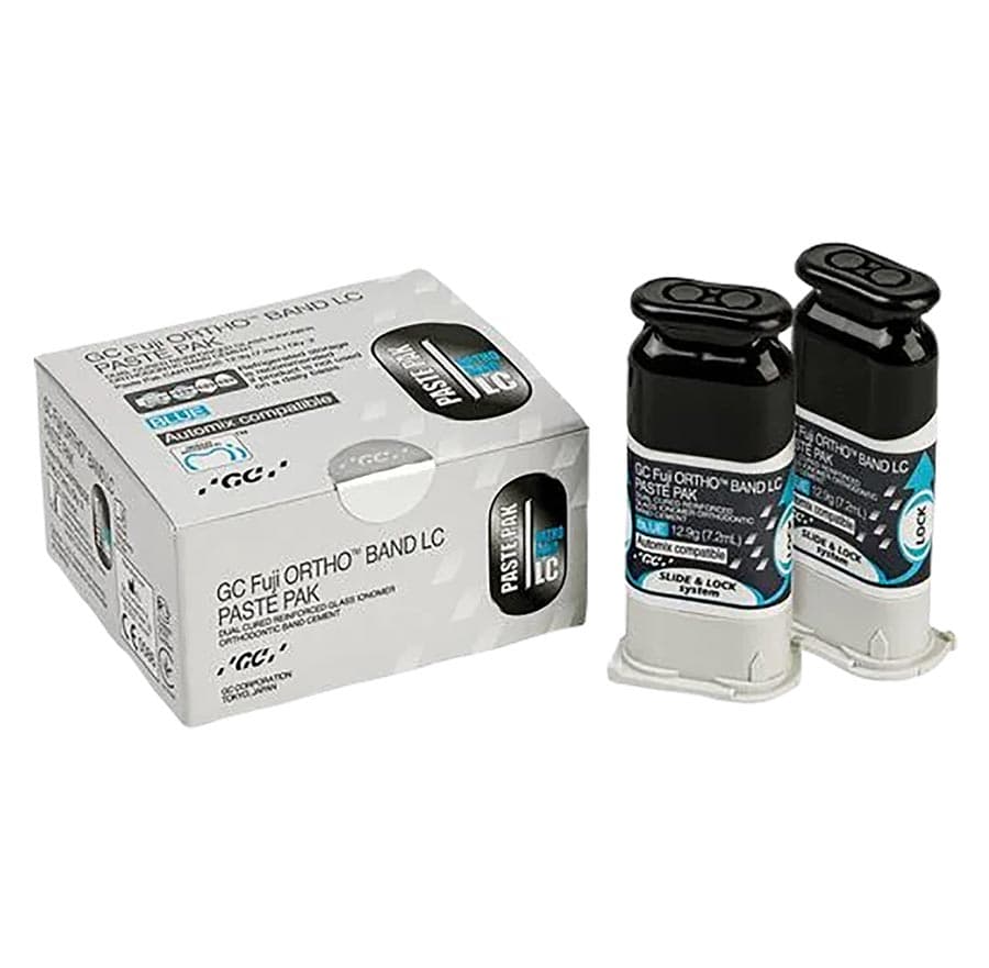 GC Fuji Ortho Band LC Automix SL Paste Pak, Light-Cured Resin-Reinforced Glass Ionomer Orthodontic Band Adhesive, 2 x 7.2 mL Cartridges, 013573 thumbnail 12