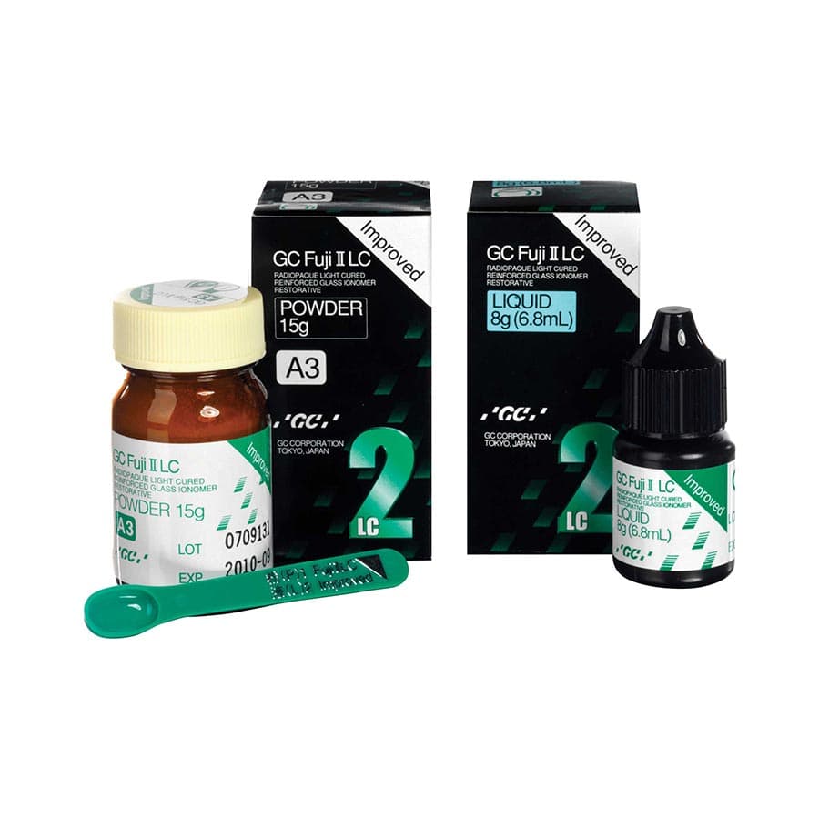 GC Fuji II LC Improved Glass Ionomer Restorative Powder Refill, Shade A2, 15 g, 1/Pk, 000196 thumbnail 12