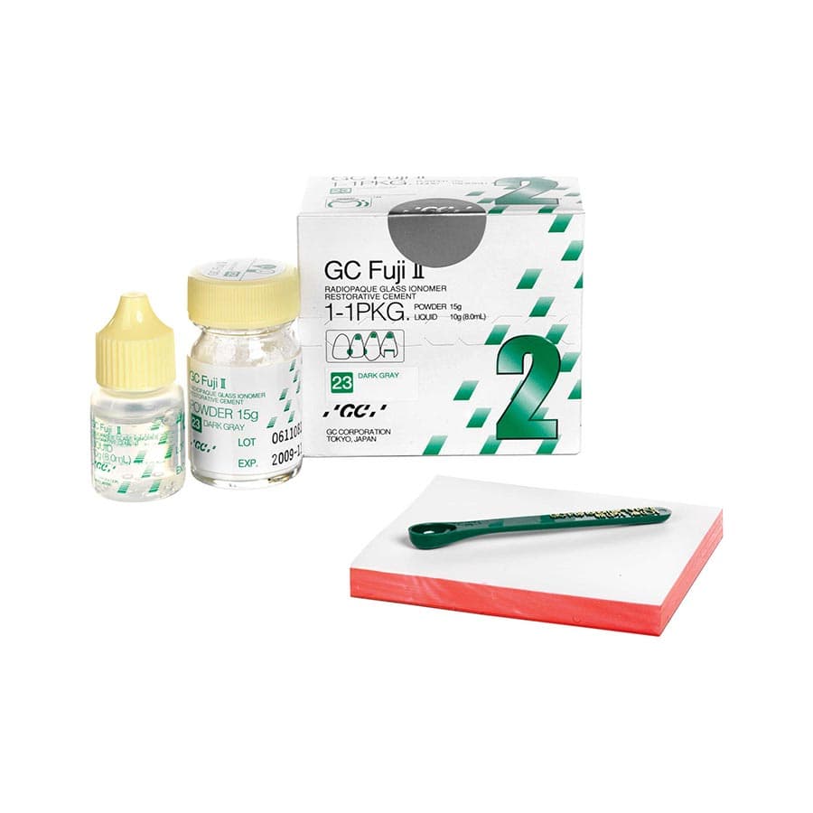 GC Fuji II LC Improved Powder Refill, Shade A4, 15g, Light-Cure Glass Ionomer Restorative, #000199 thumbnail 8