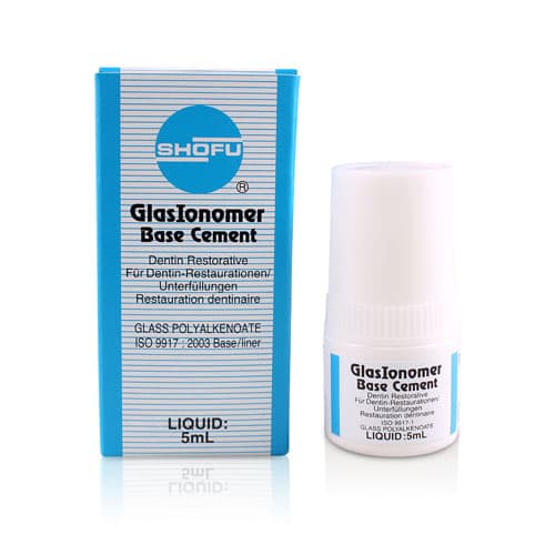 Shofu GlasIonomer Base Cement Liquid Refill, 5 ml Bottle, 1/Pk, 1114 thumbnail 12