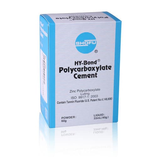 Shofu HY-Bond Polycarboxylate Cement Standard Kit, 60g Powder & 33mL Liquid, #1160 thumbnail 17