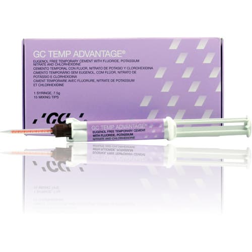GC Temp Advantage Eugenol-Free Temporary Cement Starter Package, 7.5 g Automix Syringe with 15 Mixing Tips, 136505 thumbnail 19