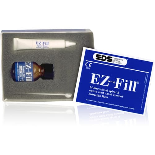 EZ-Fill Epoxy Root Canal Cement Kit, Powder/Liquid, 7.5g Gel, 8.0g Powder, 1608-00 thumbnail 2