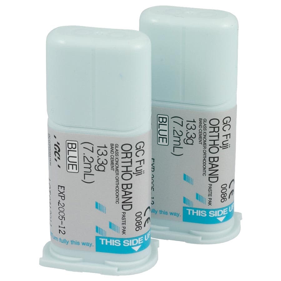 GC Fuji Ortho Band Paste Pak Refill, Blue Resin-Modified Glass Ionomer Orthodontic Band Cement, 2 x 13.3 g (7.2 mL) Cartridges, 001888 thumbnail 18