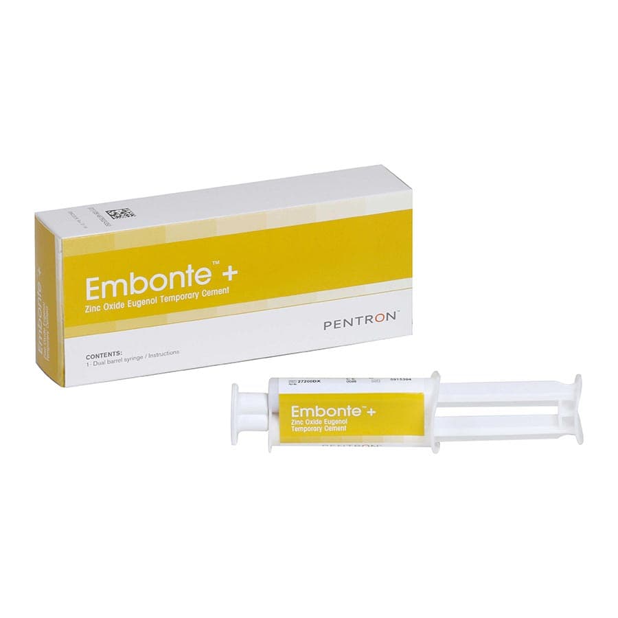 Embonte+ Zinc Oxide Eugenol Temporary Dental Cement, Dual Barrel Syringe, 20 g, 27200DX thumbnail 10
